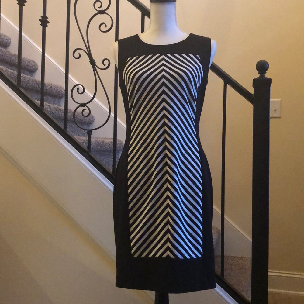 Calvin Klein Dress in Black & White 4